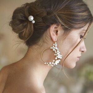 Jonida Ripani - stunning handmade Capri Bridal Statement Earrings